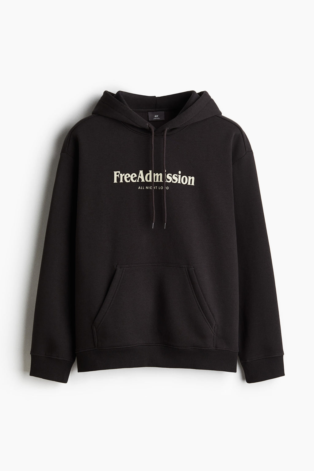 FreeAdmission Loose Fit Printed Hoodie