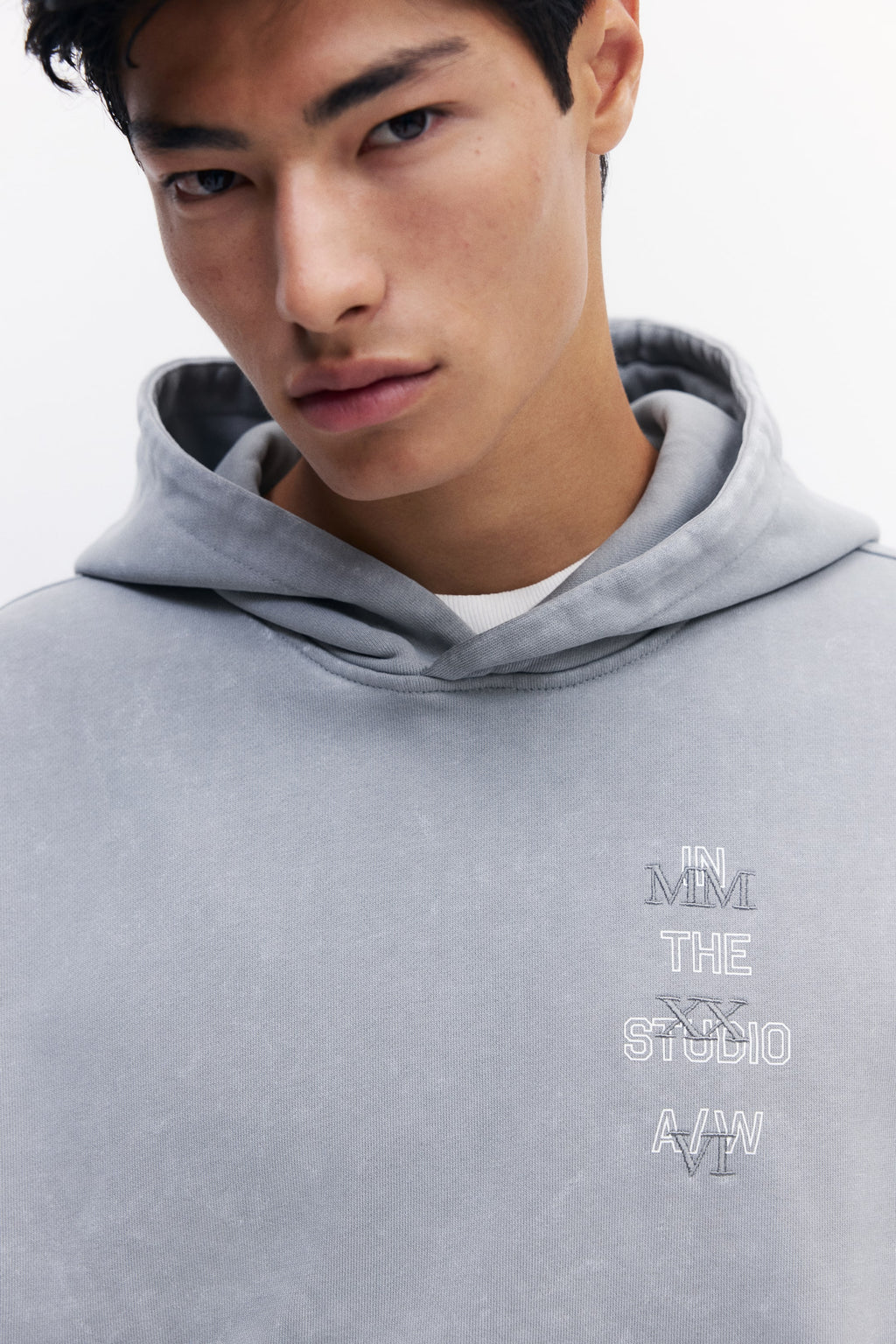 Le strade di Oversized Hoodie Grey