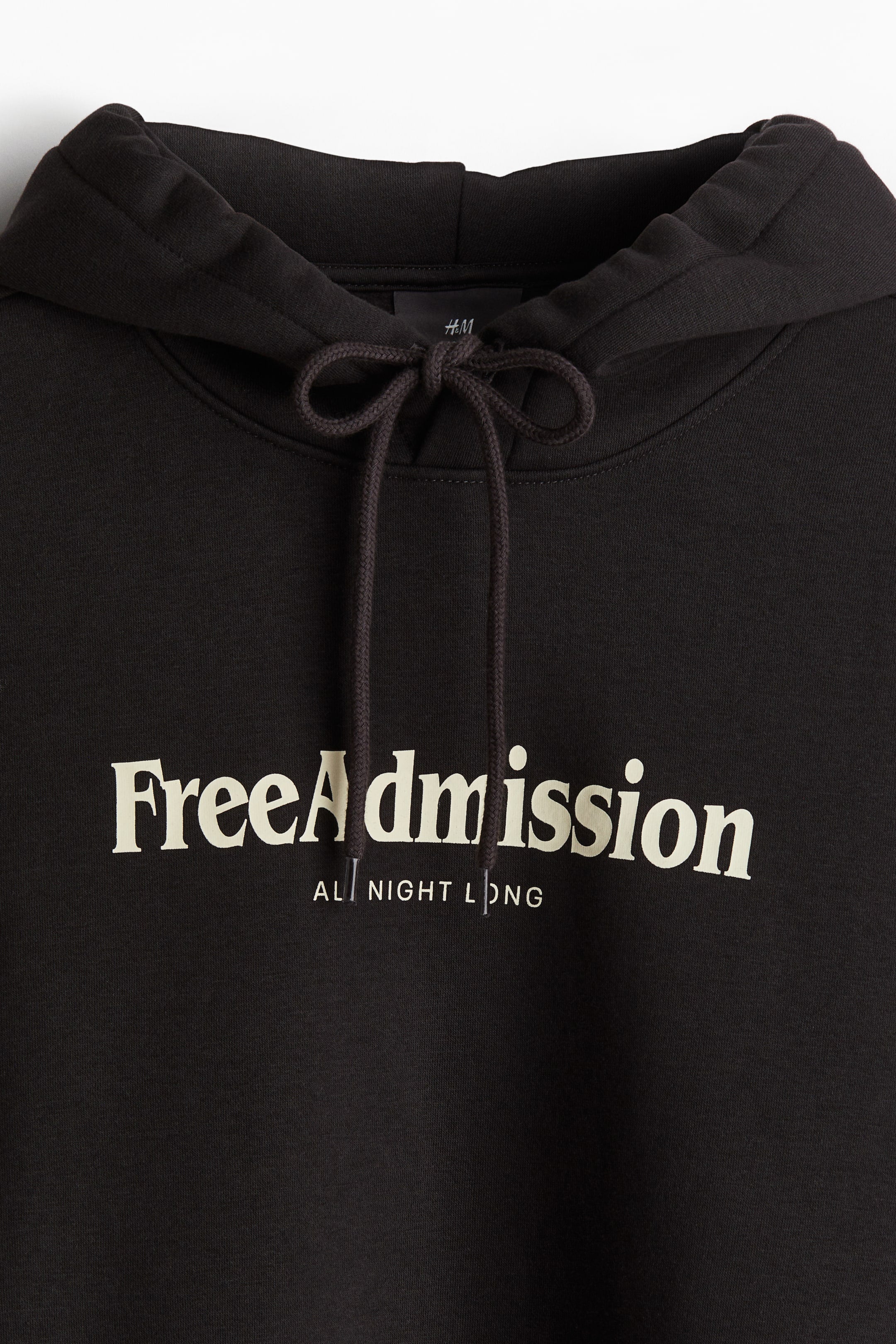 FreeAdmission Loose Fit Printed Hoodie