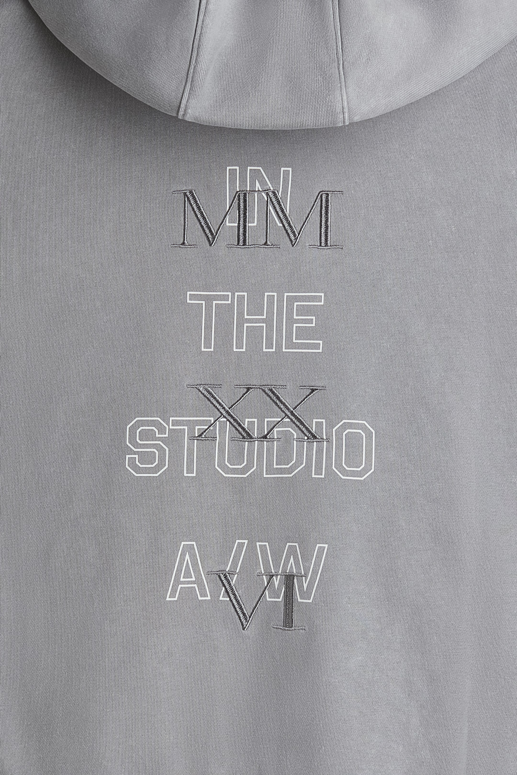 Le strade di Oversized Hoodie Grey