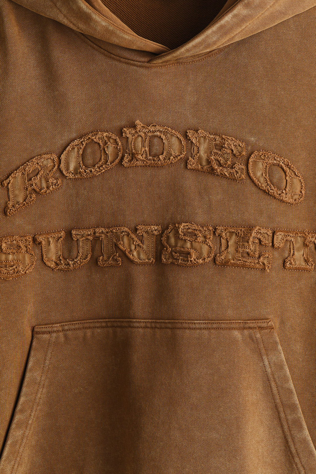 Oversized Fit Washed hoodie Dark Brown