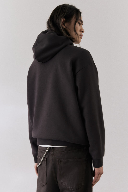 FreeAdmission Loose Fit Printed Hoodie